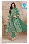 Pure Gold Vol 2 By Mcm Cotton Printed Umbrella Style Kurtis Set